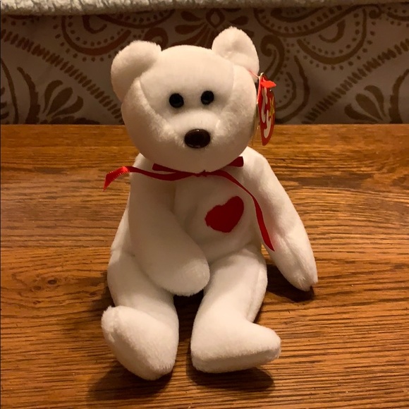 Ty beanie Valentino. Brown nose PVC. New - Picture 2 of 6